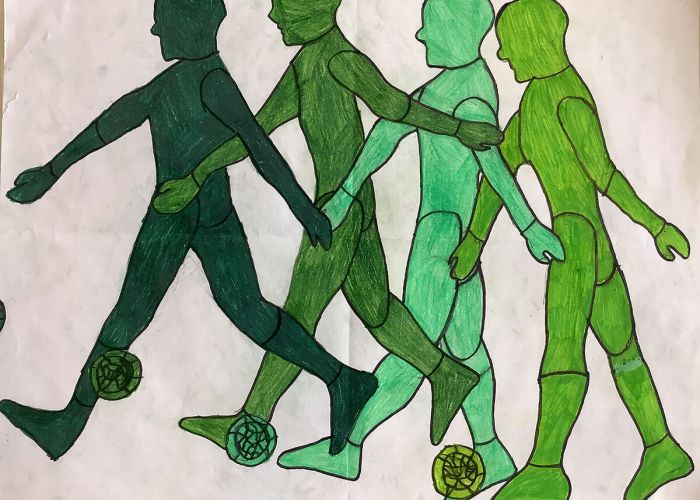 Kunstprojekt Begegnung