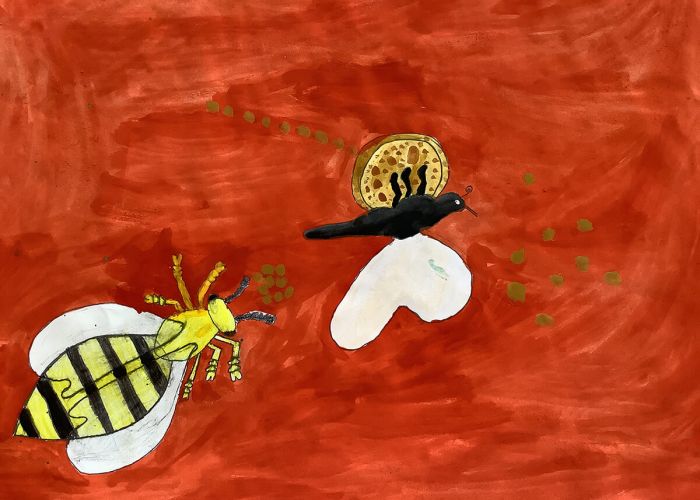 Kunstprojekt Insekten