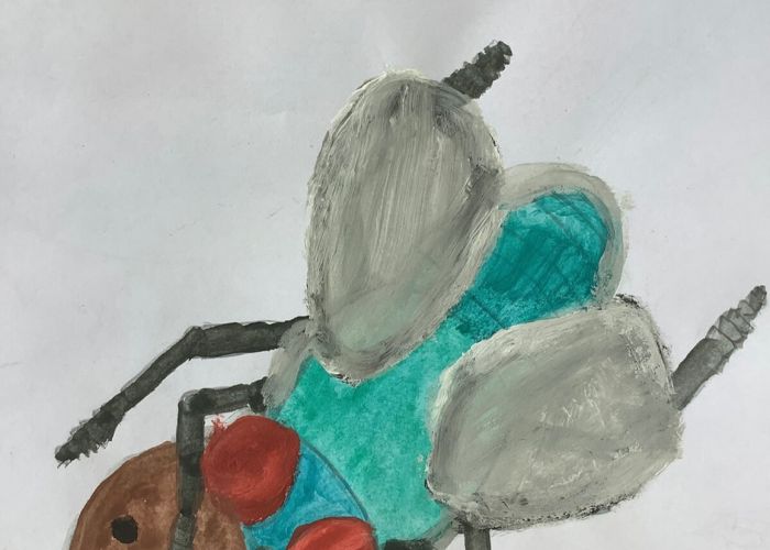 Kunstprojekt Insekten