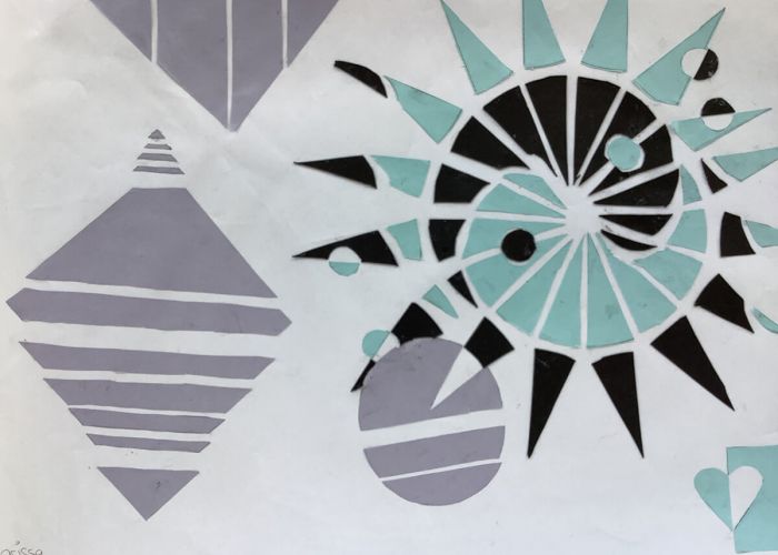 Kunstprojekt Scherenschnitt Kunstprojekt Scherenschnitt